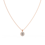 Load image into Gallery viewer, Floral Radiance Lab Grown Diamond Pendant Set by Stefee Jewels