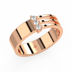 Load image into Gallery viewer, Triple Wave Lab Grown Diamond Ring by Stefee Jewels