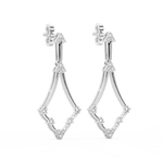 Load image into Gallery viewer, Glitter Streams Lab Grown Diamond Drop Earrings by Stefee Jewels