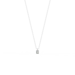 Load image into Gallery viewer, Solitaire Emerald Lab Grown Diamond Pendant by Stefee