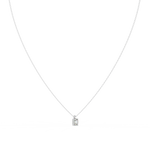 Load image into Gallery viewer, Solitaire Emerald Lab Grown Diamonds Pendant by Stefee
