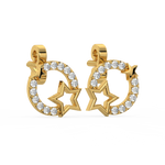 Load image into Gallery viewer, Starry Nightfall Lab Grown Diamond Pendant Set by Stefee Jewels