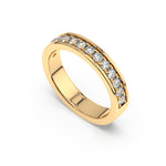 Load image into Gallery viewer, Trailing Lab Grown Diamond Band Ring by Stefee