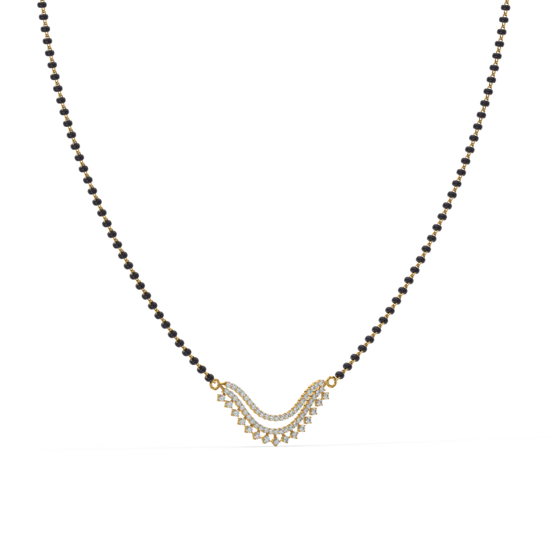 Sparkling Elegant  Lab Grown Diamond Necklace by Stefee Jewels