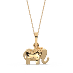 Load image into Gallery viewer, Elephant Lab Grown Diamond Pendant by Stefee