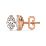 Load image into Gallery viewer, Luminous Love Lab Grown Diamond Stud Earrings by Stefee Jewels