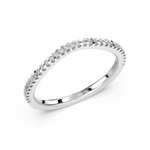 Load image into Gallery viewer, Very Slight Rippling Round Lab Grown Diamond Ring by Stefee Jewels