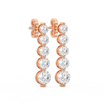 Load image into Gallery viewer, Elegant Double  Lab Grown Diamond Studs By Stefee Jewels
