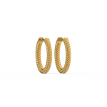 Load image into Gallery viewer, Braided Hoops Lab Grown Diamond Earrings by Stefee