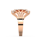 Load image into Gallery viewer, Mermaid Petals Shaped Lab Grown Diamond Ring by Stefee Jewels