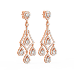 Load image into Gallery viewer, Sparkling Cubic  Lab Grown DiamondStuds By Stefee Jewels