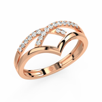 Load image into Gallery viewer, Crown  Lab Grown Diamond Ring by Stefee Jewels