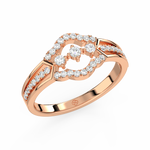 Load image into Gallery viewer, The Connected Stones Lab Grown Diamond Ring by Stefee Jewels