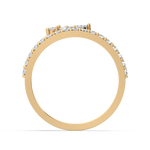 Load image into Gallery viewer, Spiral Left Petal Lab Grown Diamond Ring by Stefee Jewels