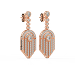 Load image into Gallery viewer, Brilliant Blossoms Lab Grown Diamond Drop Earrings by Stefee Jewels