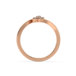 Load image into Gallery viewer, Curled Flower Lab Grown Diamond Ring by Stefee Jewels