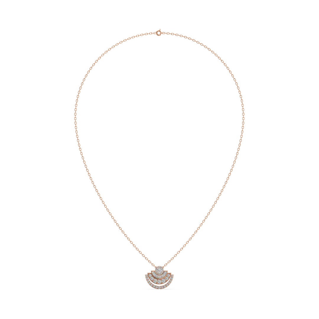 Moonshine Lab Grown Diamond Studded Pendants by Stefee Jewels