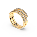 Load image into Gallery viewer, Lab Grown Diamond Coil Ring by Stefee Jewels