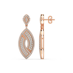 Load image into Gallery viewer, Bright Charms Lab Grown Diamond Drop Earrings by Stefee Jewels