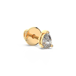 Load image into Gallery viewer, Solitaire Pear Lab Grown Diamond Studs Earrings by Stefee
