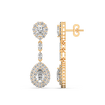 Load image into Gallery viewer, Classic Round  Lab Grown Diamond Ear Studs By Stefee Jewels