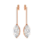 Load image into Gallery viewer, Exqusite Lab Grown Diamond Drop  Earrings By Stefee Jewels