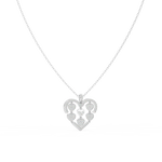 Load image into Gallery viewer, Dazzling Heart  Lab Grown Diamond Pendant by Stefee Jewels