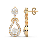 Load image into Gallery viewer, Classic Double Drop Hoops By Stefee Jewels