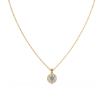 Load image into Gallery viewer, Floral Radiance  Lab Grown Diamond  Pendant Set by Stefee Jewels