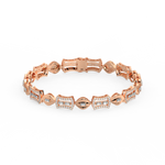 Load image into Gallery viewer, Minimalist Sparkle Lab Grown Diamond Chain Bracelet by Stefee Jewels