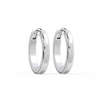 Load image into Gallery viewer, Huggie Hoops Lab Grown Diamond Earrings by Stefee
