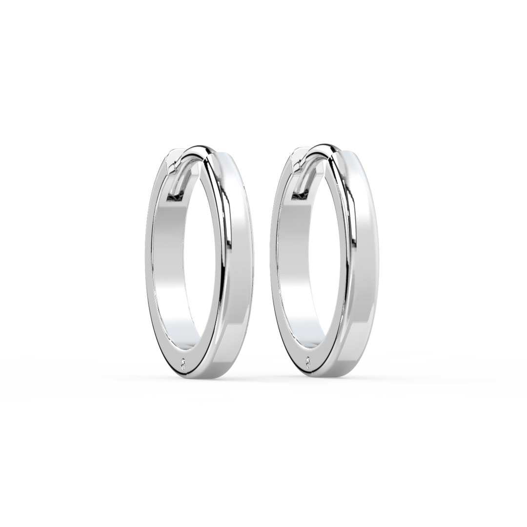 Huggie Hoops Lab Grown Diamond Earrings by Stefee