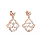 Load image into Gallery viewer, Brilliant Chains Lab Grown Diamond Drop Earrings by Stefee Jewels