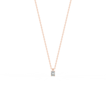 Load image into Gallery viewer, Solitaire Emerald Lab Grown Diamond Pendant by Stefee
