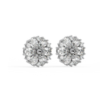 Load image into Gallery viewer, Floral Radiance Lab Grown Diamond Pendant Set by Stefee Jewels