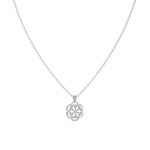 Load image into Gallery viewer, Striking Floral Lab Grown Diamond Pendant by Stefee Jewels
