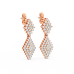 Load image into Gallery viewer, Lab Grown Diamond Raindrop Earrings  By Stefee Jewels