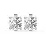 Load image into Gallery viewer, Solitaire Round Lab Grown Diamond Studs Earrings by Stefee