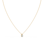 Load image into Gallery viewer, Solitaire Emerald Lab Grown Diamonds Pendant by Stefee