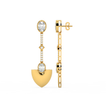 Load image into Gallery viewer, Pure Elegance Lab Grown Diamond Drop Earrings by Stefee Jewels