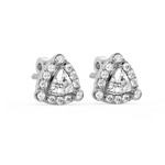 Load image into Gallery viewer, Triangle Fiesta lab Grown Diamond Pendant Set by Stefee Jewels