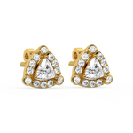 Load image into Gallery viewer, Triangle Fiesta lab Grown Diamond  Pendant Set by Stefee Jewels