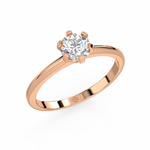 Load image into Gallery viewer, Solitaire 0.75 ct. Engagement Lab Grown Diamond Ring by Stefee Jewels