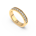Load image into Gallery viewer, Trailing Lab Grown Diamond Band Ring by Stefee