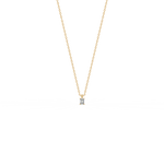 Load image into Gallery viewer, Solitaire Emerald Lab Grown Diamond Pendant by Stefee
