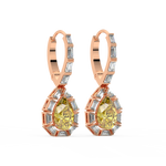 Load image into Gallery viewer, Radiant Reflections Lab Grown Diamond Drop Earrings by Stefee Jewels