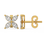 Load image into Gallery viewer, Marquise Flower Lab Grown Diamond Earrings by Stefee