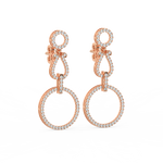 Load image into Gallery viewer, Hoops on Hoops  Lab Grown Diamond Earrings By Stefee Jewels
