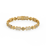 Load image into Gallery viewer, Minimalist Sparkle Lab Grown Diamond Chain Bracelet by Stefee Jewels