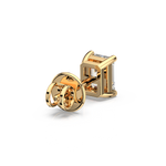 Load image into Gallery viewer, Solitaire Emerald Lab Grown Diamond Studs Earrings by Stefee